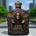 Ozzy Osbourne Embossed Glass Limited Edition Whiskey Bottle-5