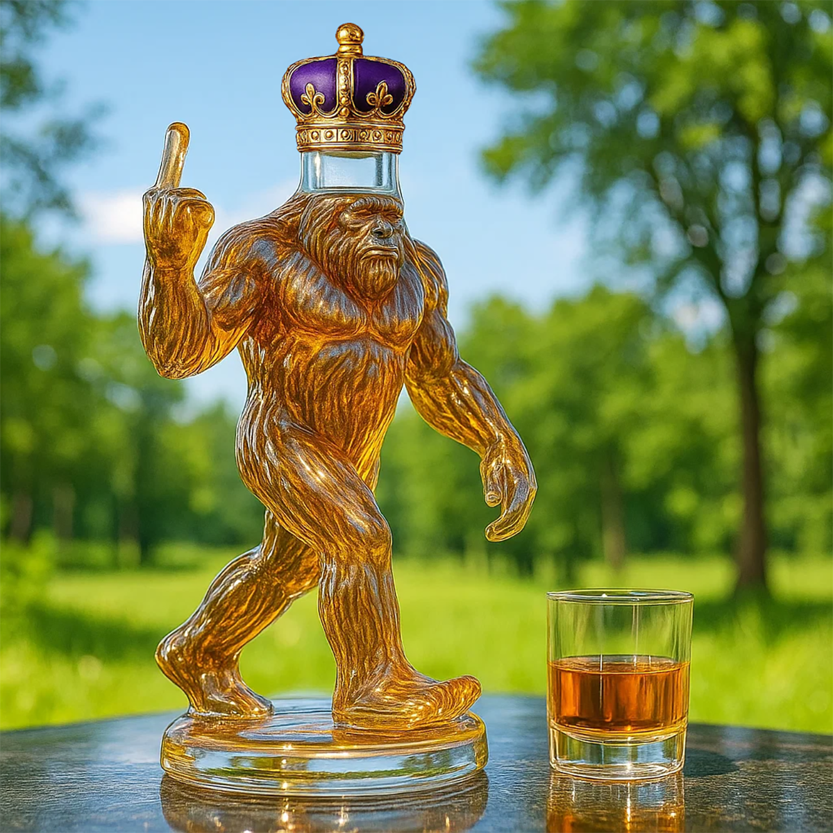 Bigfoot | Vtipná láhev whisky Bigfoot